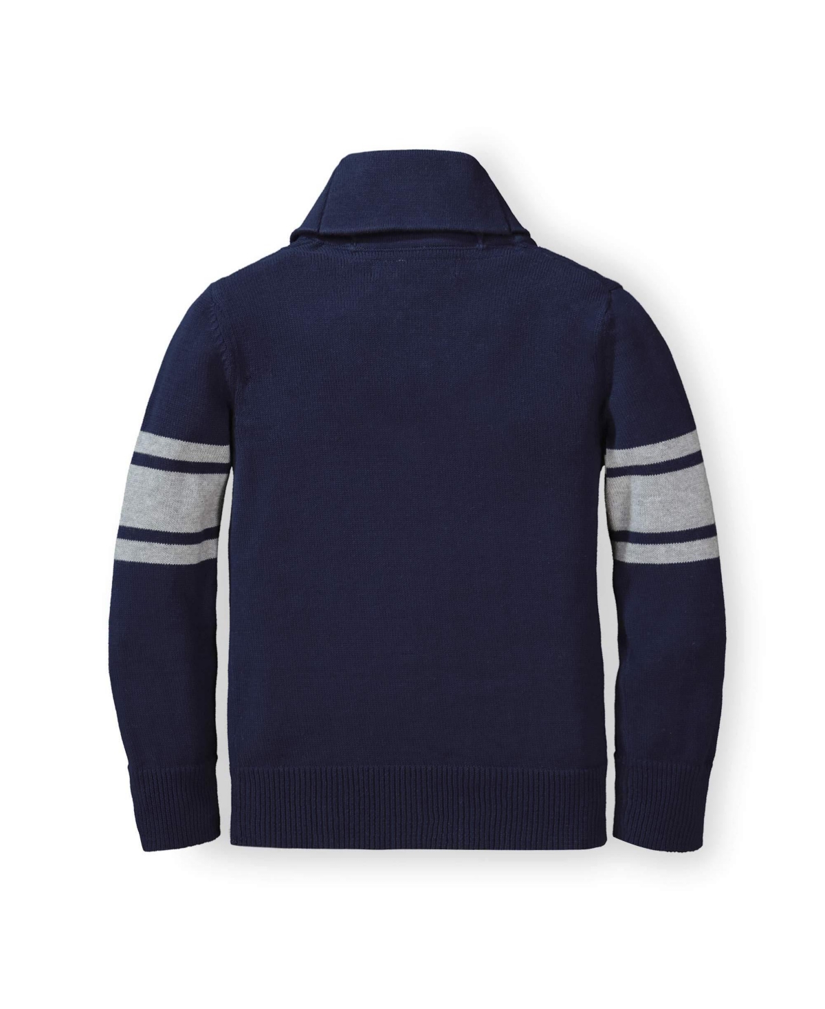 Hope & Henry Baby Boys Letterman Shawl Collar Sweater Cardigan