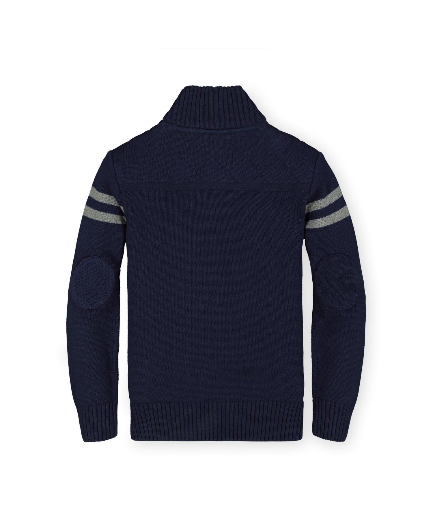 Baby Boys Long Sleeve Mock Neck Button Sweater