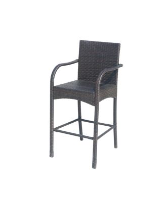 Streamdale Cascada Outdoor Wicker Barstools (Set Of 2)