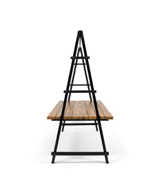 Streamdale Acacia Wood Dining Table With Plant Hanger (88.5")