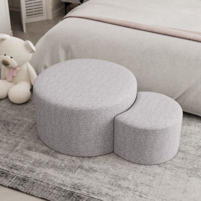 Nesting Ottoman Coffee Tables Cozy & Versatile