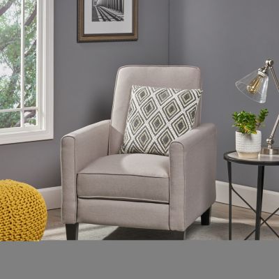 Elegant Floral Push Back Recliner For Comfort And Style