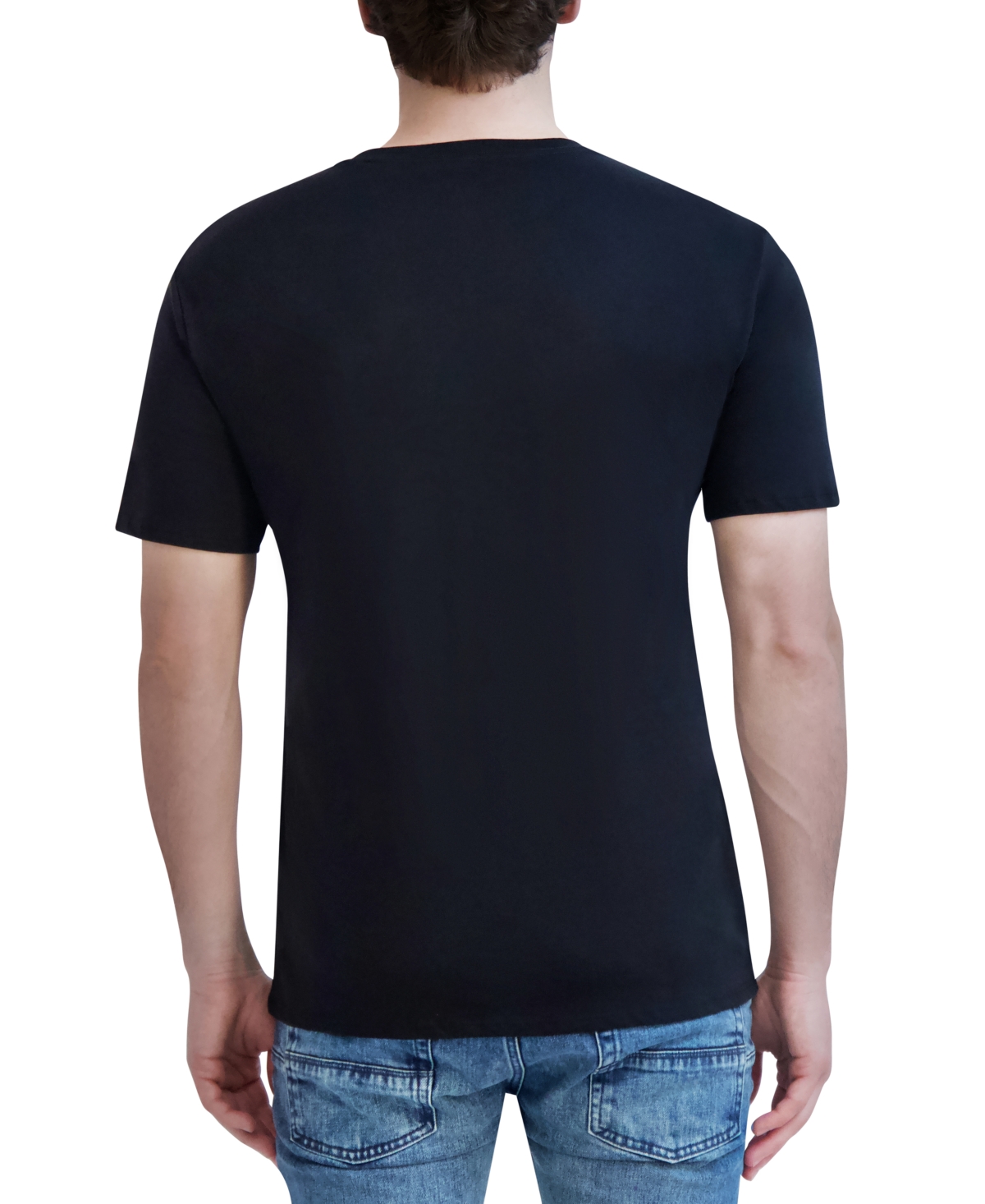 Karl Lagerfeld Paris Men's Cotton Chain-Logo T-Shirt