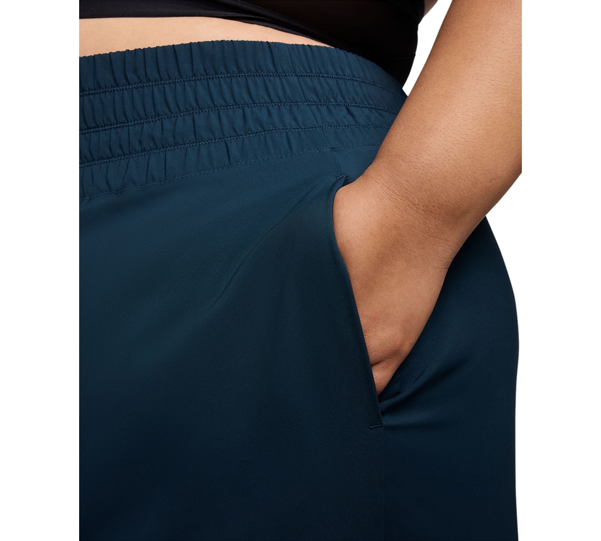 Nike Plus Size One Dri-fit Ultra High-Waist Shorts -reflective Silv