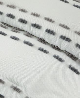 Crocus Stripe 7-Pc. Comforter Set, King