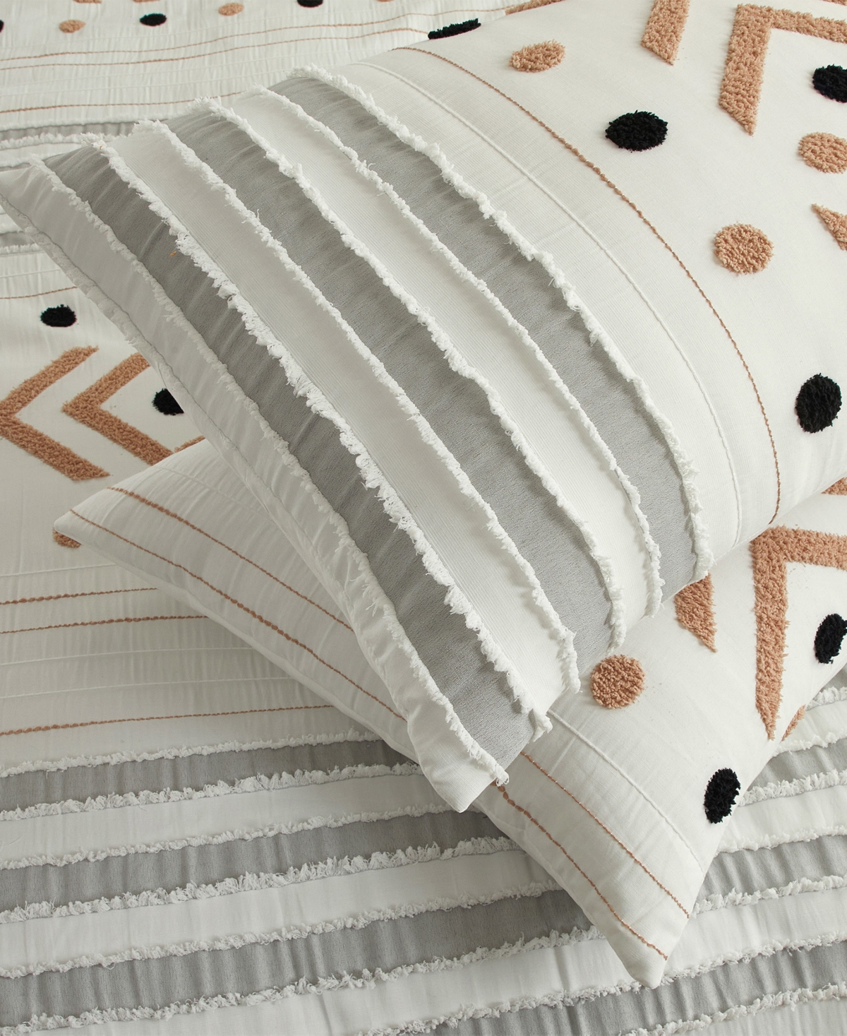 Stratford Park Olga Geometric 7-Pc. Comforter Set, King