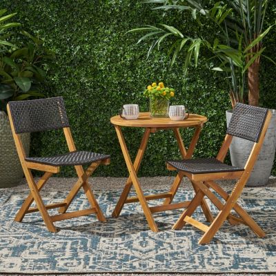 Streamdale Charming Woven Bistro Set Enhance Your Home Decor