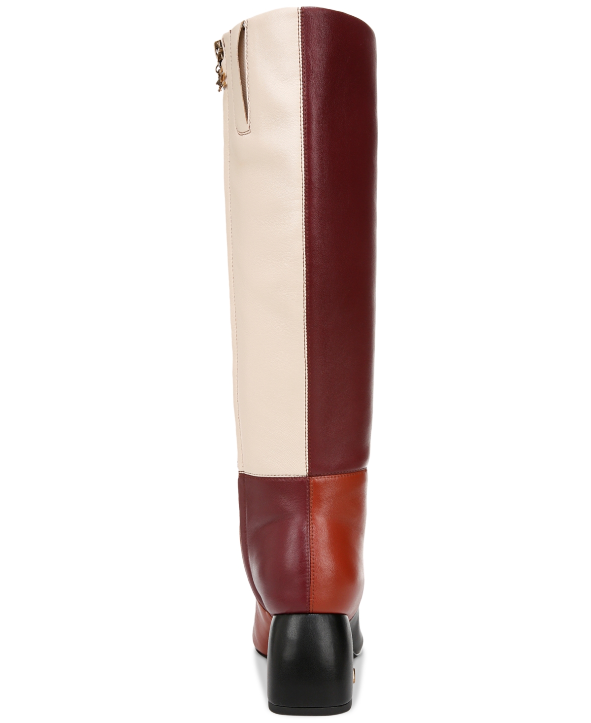 Circus Ny by Sam Edelman Women's Oaklyn Block-Heel Dress Boots -Ginger/Ivory