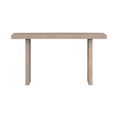 Streamdale Unique Oak Veneer Console Table with Distinctive Shapes