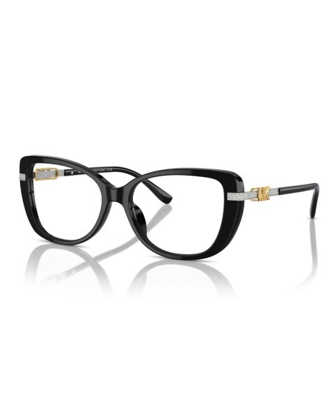 Женские очки Michael Kors Woman Cat Eye Plastic MK4125BU Formentera Eyeglasses, цвет: Чёрный