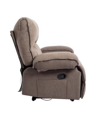  Oversized Push-Back Recliner with Super Soft Fleece