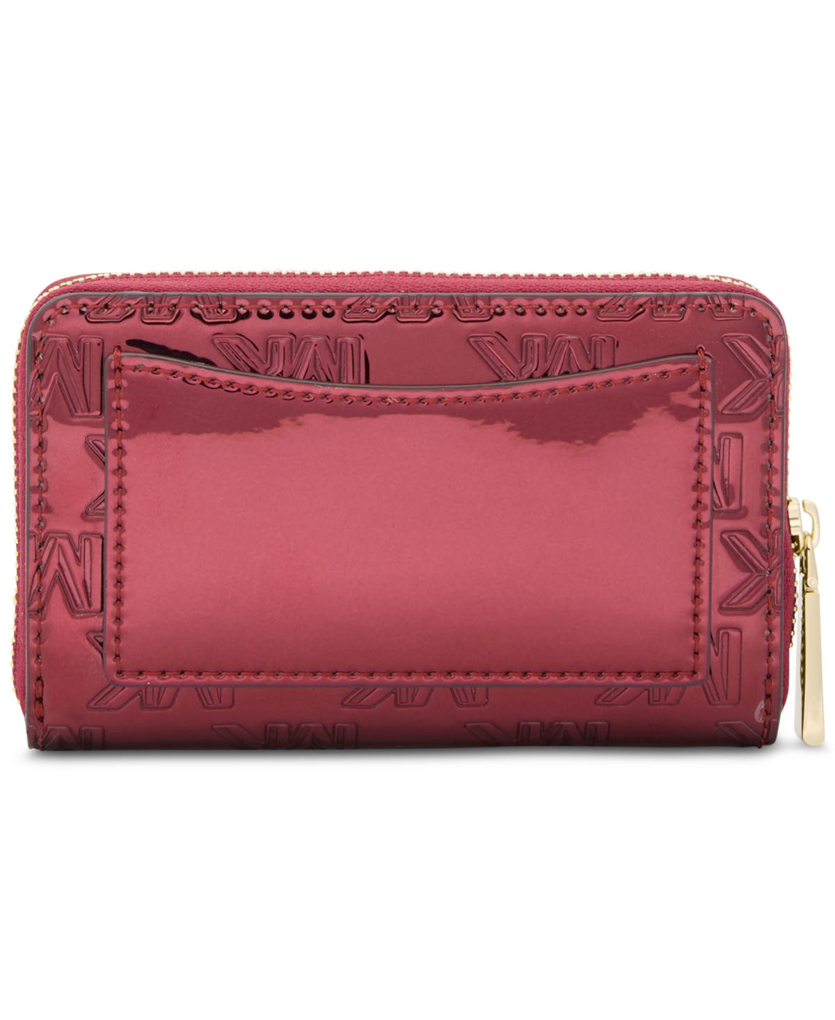 Michael Michael Kors Jet Set Zip Around Card Case In Gift Box