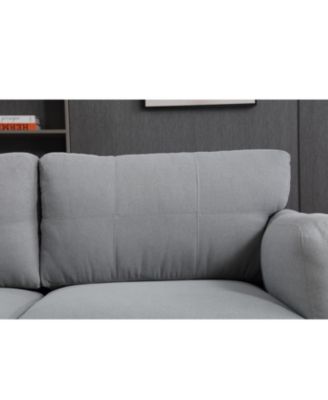 79" Modern Sofa with Built-in USB & Type-C Ports