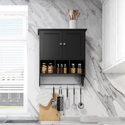 Premium Bathroom Cabinet with Ample Storage and Towel Bar