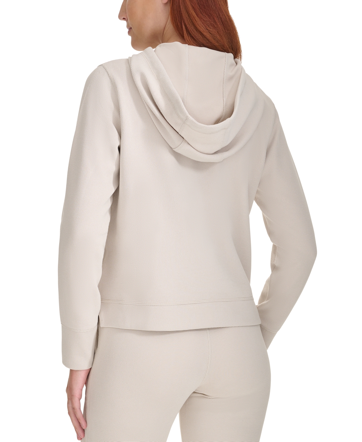 Calvin Klein Performance Women's Waffle-Knit Pullover Hoodie