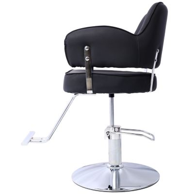 Streamdale Hydraulic Barber Chair with Wide Seat and Stainless Steel Footrest