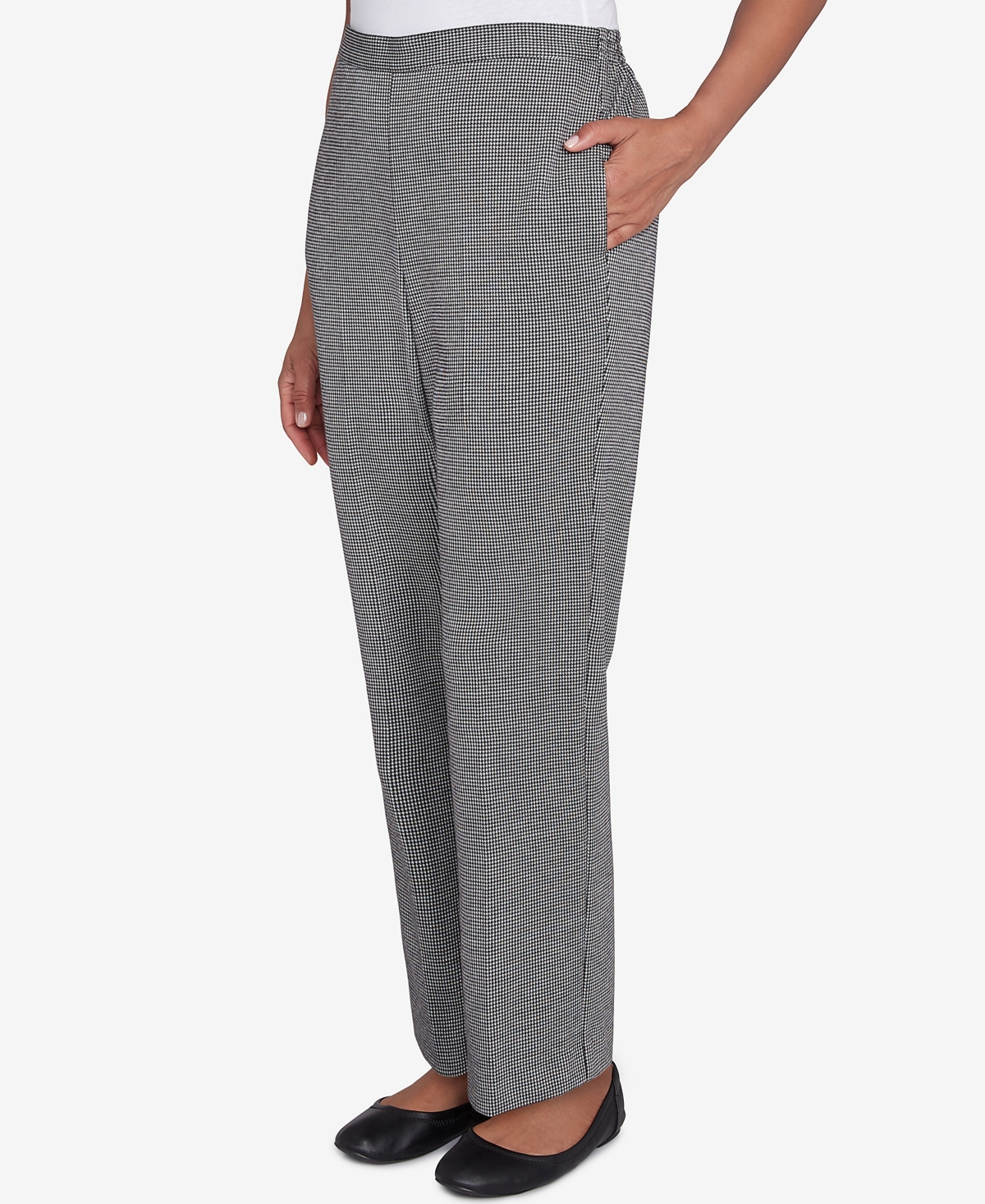 ALFRED DUNNER RUNWAY READY WOMEN'S CHIC COMFORT WAIST SHORT LENGTH PANT 