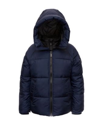 Toddler & Little Boys Puffer Jacket with Bib