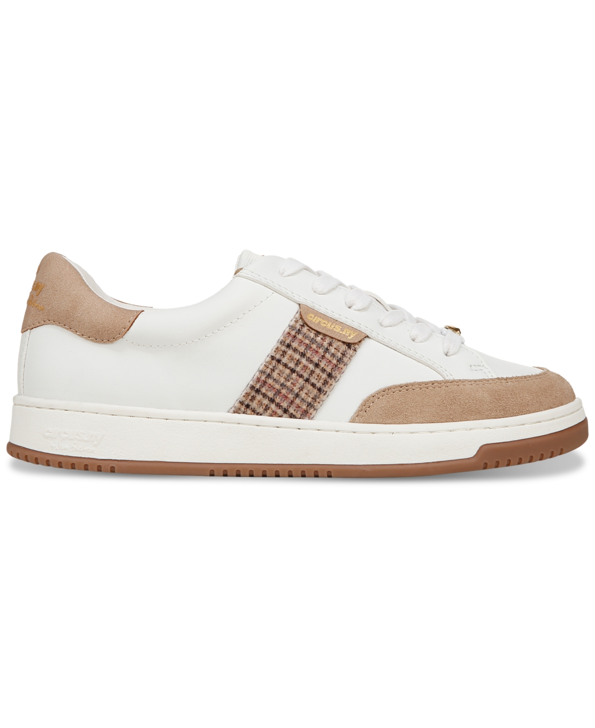 Circus Ny by Sam Edelman Vance Lace-Up Court Sneakers -Tuscan Taupe Multi