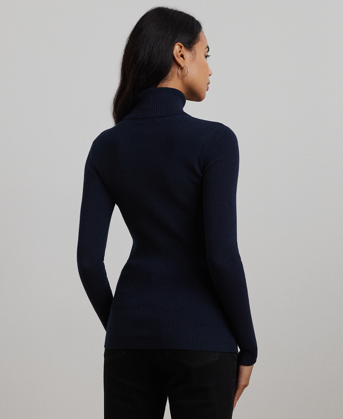 Lauren Ralph Lauren Petite Ribbed Turtleneck Sweater