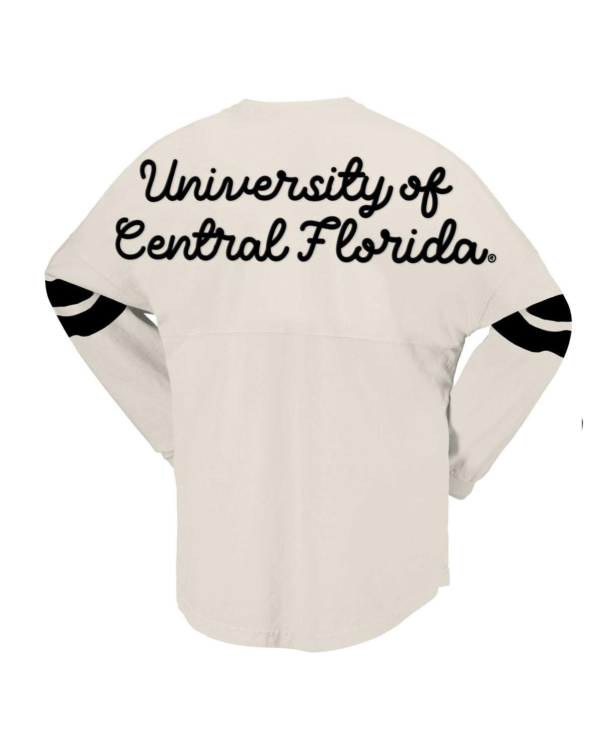 Spirit Jersey Women's Cream Ucf Knights Oversized T-shirt In Cream