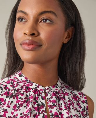 Kasper Keyhole Charmeuse Sleeveless Blouse - Macy's