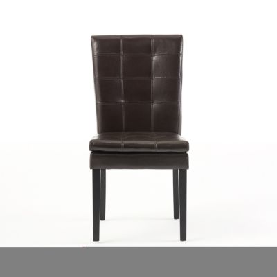 Barrington Bonded Leather Tufted Dining Chair