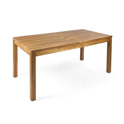 Streamdale Rustic Acacia Expandable Dining Table