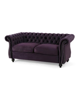 Chesterfield Loveseat: Timeless Charm, Plush Comfort