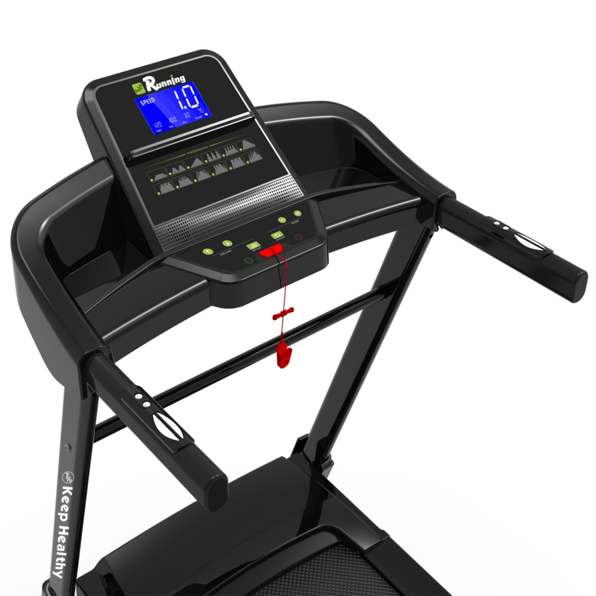 Streamdale Furniture 3.5HP Foldable Treadmill with Bluetooth, Shock Absorption, and App