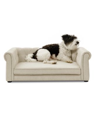 Streamdale Elevated Dog Sofa Bed for Medium and Large Dogs, Beige