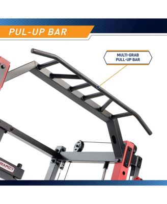 SM-7409 Smith Machine Cage Multi Purpose Home Gym Training System, White