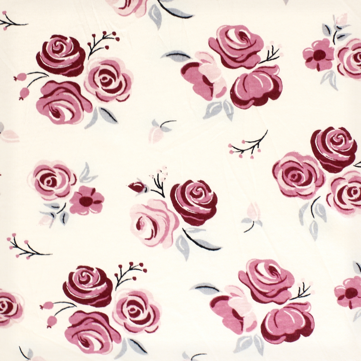 Hudson Baby Infant Girl Changing Pad Cover, Rose, One Size
