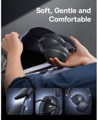 Wireless Headphones Bluetooth Foldable Over Ear Headphones Bass 35 Max, Gray