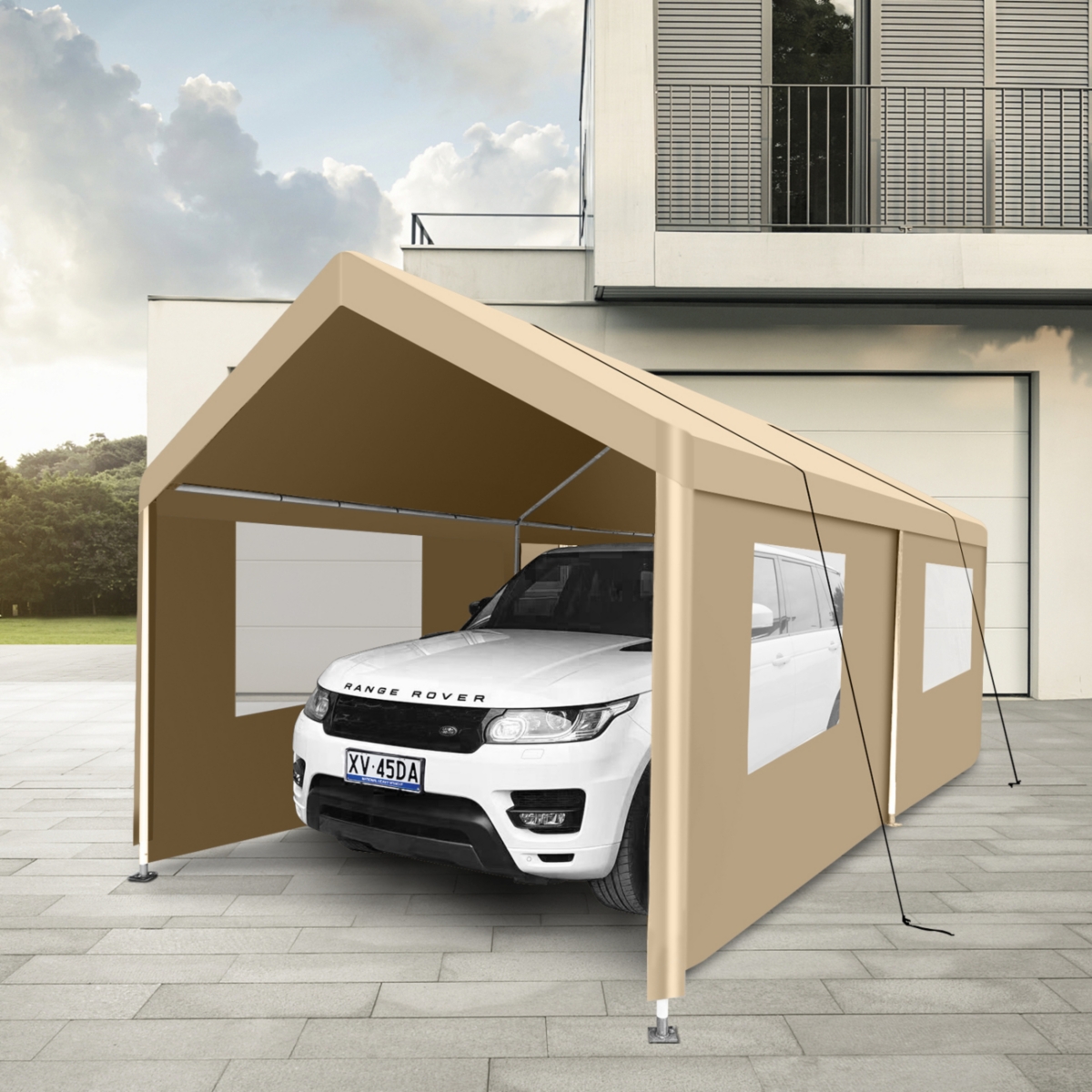 Streamdale Furniture 10x20 Portable Carport: Versatile Shelter for Vehicles, Storage, and Outdoor Events
