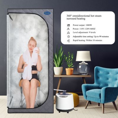 Streamdale Personal Steam Sauna Tent with Timer and FCC Certification
