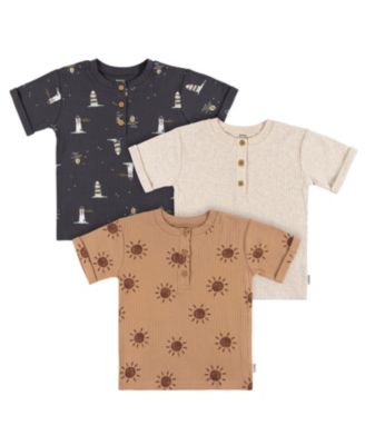 Toddler Boys Short Sleeve T-Shirts, 3 Pack