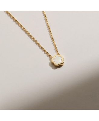 Mother of Pearl Inlay Flower Pendant - Saya