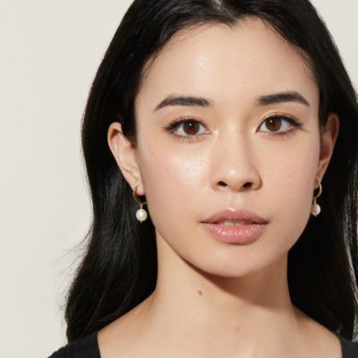 Pearl Hoops - Medium Frida