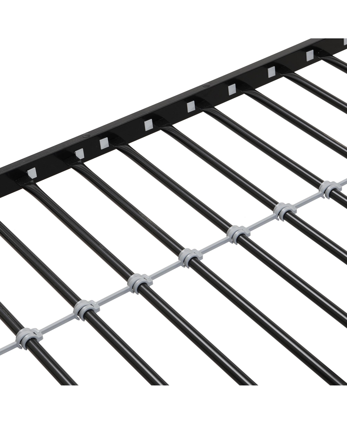 Streamdale Furniture Twin Over Full Bunk Bed with Trundle, Guardrails, Storage - Black+brown