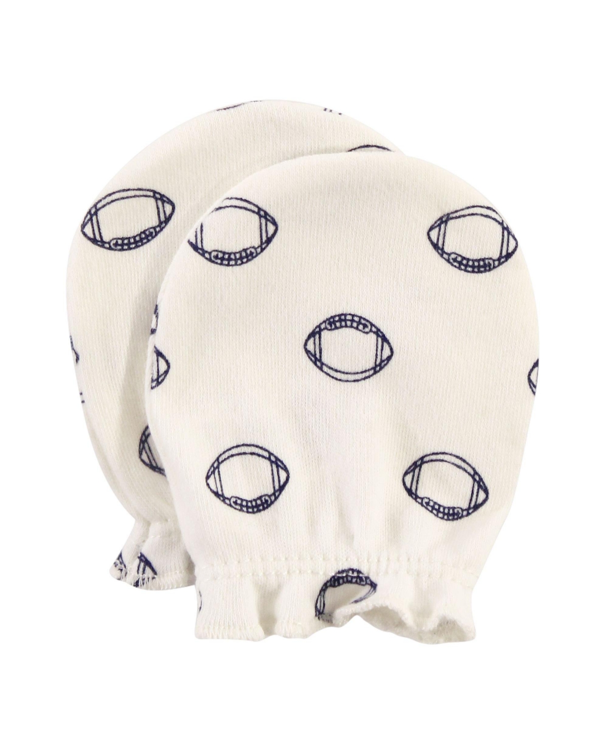 Hudson Baby Boys Soft Cotton Anti-Scratch Mittens