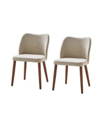Melisa Dining Chair with Solid Wooden Legs,Set of 2