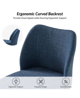 Melisa Dining Chair with Solid Wooden Legs,Set of 2