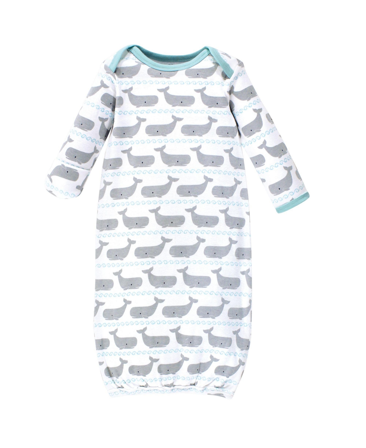 Hudson Baby Baby Girl Cotton Gowns, 3-Pack