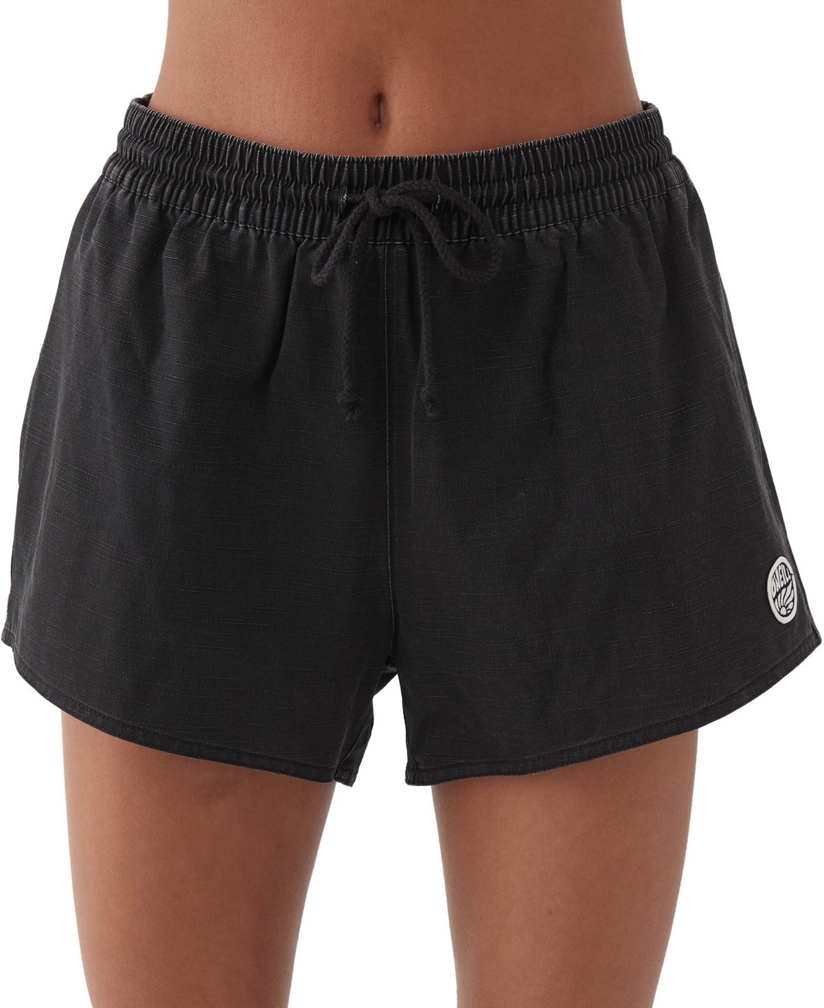 O Neill Juniors 3 Boneyard Pull On Tie Waist Board Shorts Military Olive Smart Closet