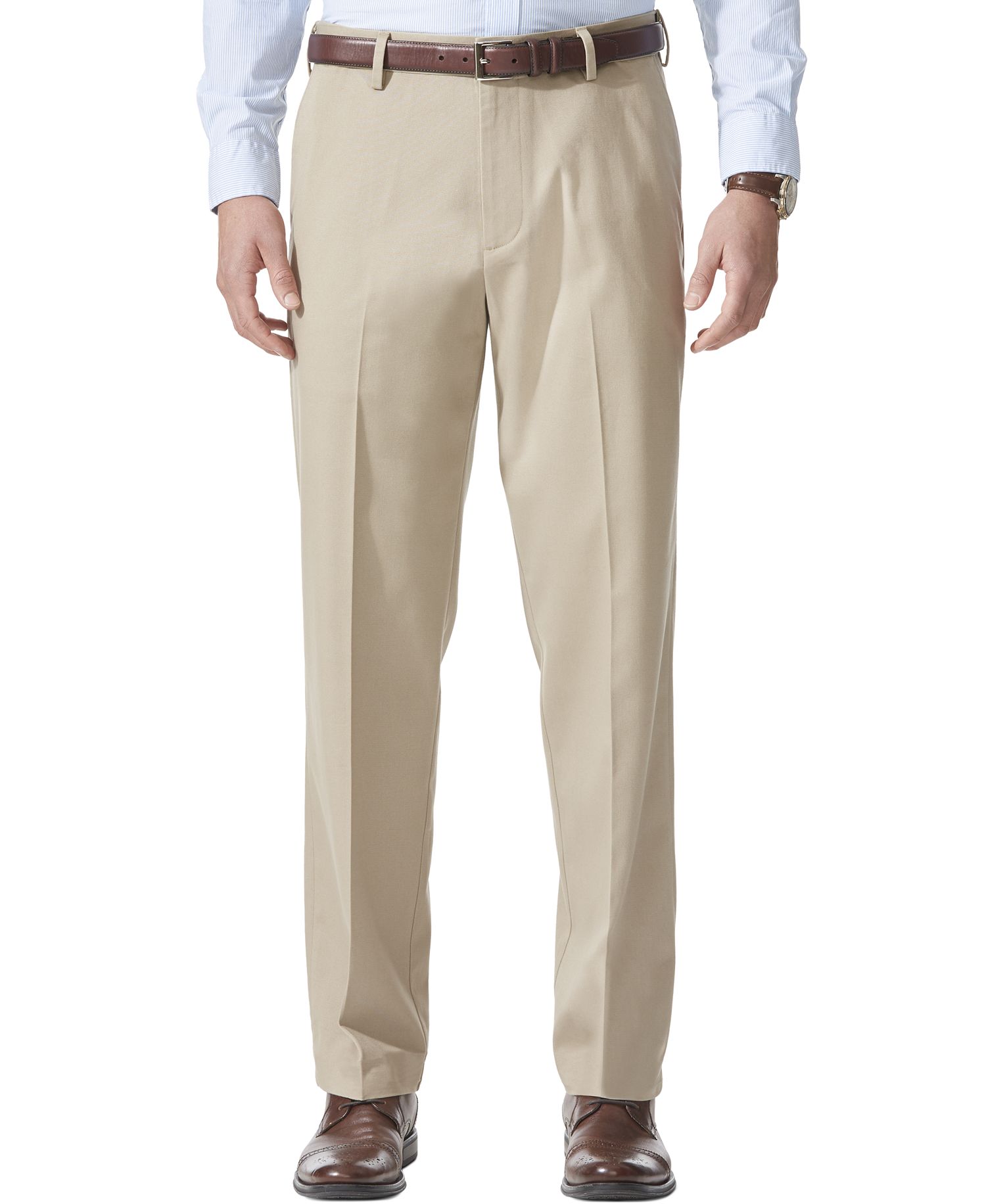 Dockers Men's Comfort Relaxed Fit Khaki Stretch Pants (British Khaki)