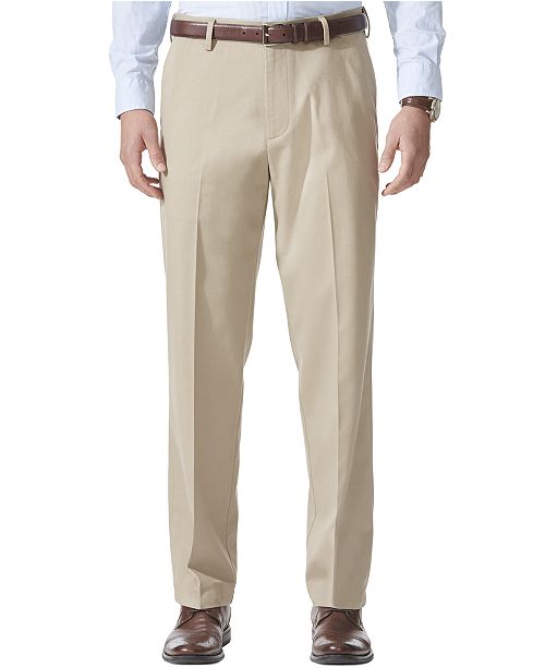 Dockers Men S Comfort Relaxed Fit Khaki Stretch Pants Reviews Pants Men Macy S