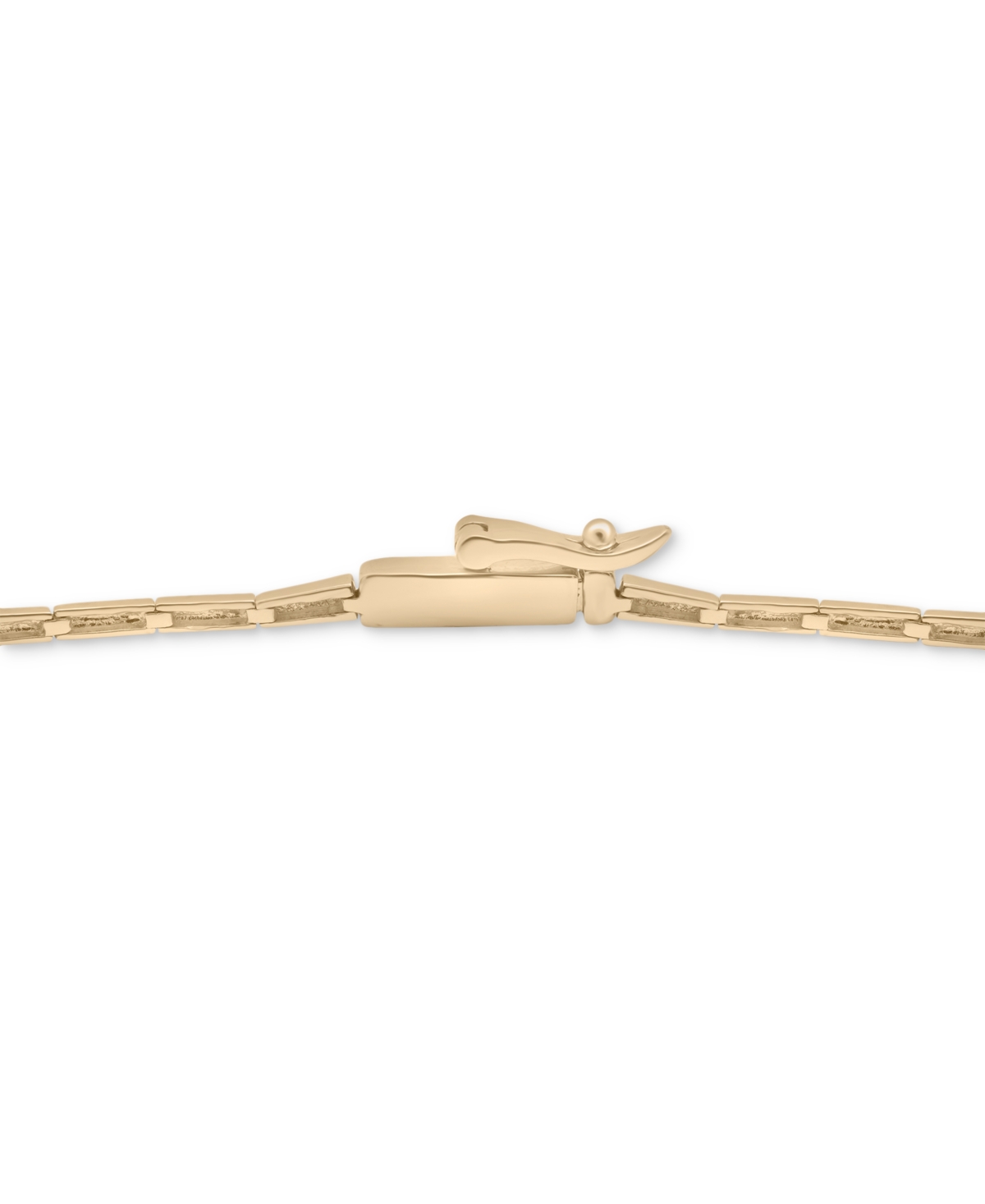 Wrapped In Love Diamond Zigzag Cluster Link Bracelet (3/4 Ct. T.w.) In 10k Gold, Created For Macy's In Yellow Gold