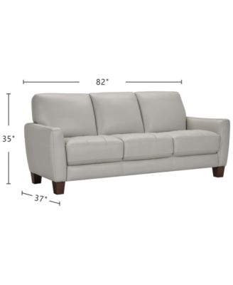 Galligher 82" Leather Sofa, Created for Macy's