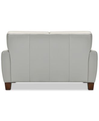 Galligher 59" Leather Loveseat, Created for Macy's